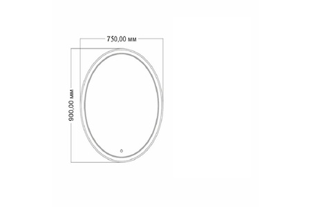 Зеркало (75х90) Bellezza Vesta 4617112520010